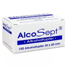 ALKOHOLTUPFER Alcosept, 100 gab