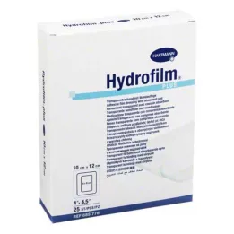 HYDROFILM Plus caurspīdīgs pārsējs 10x12 cm, 25 gab