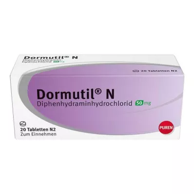 DORMUTIL N Tabletes, 20 gab