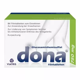 DONA 750 mg apvalkotās tabletes, 84 gab