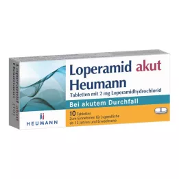 LOPERAMID akūtas Heumann tabletes, 10 gab