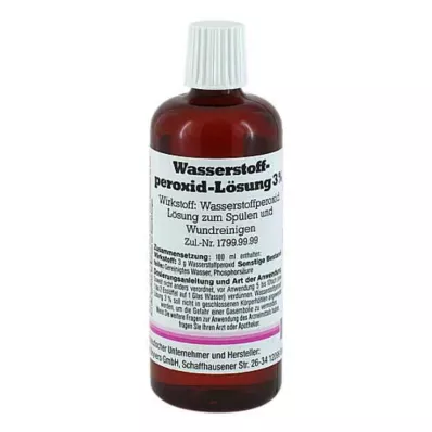 WASSERSTOFFPEROXID Šķīdums 3%, 100 ml