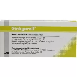 GINKGORELL Ampulas, 10X1 ml