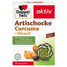 DOPPELHERZ Artišoks+Olīveļļa+Kurkuma kapsulas, 30 gab
