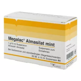 MEGALAC Almasilat piparmētru suspensija, 20X10 ml