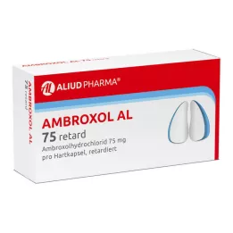 AMBROXOL AL 75 retard ilgstošās darbības kapsulas, 20 gab