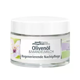 OLIVEN-MANDELMILCH atjaunojošs nakts kopšanas līdzeklis, 50 ml