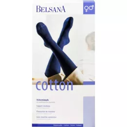 BELSANA Kokvilnas balsta ceļgala zeķes AD 2. izmērs bēšs, 2 gab