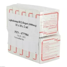 LOPHAKOMP B 12 Depo 1000 μg injekciju šķīdums, 100X2 ml