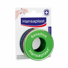HANSAPLAST Fiksācijas plāksteris Sensitive 2,5 cm x 5 m, 1 gab