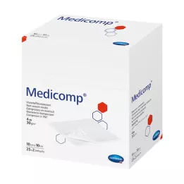 MEDICOMP Neausts komp. 10x10 cm 4 kārtu, 100 gab
