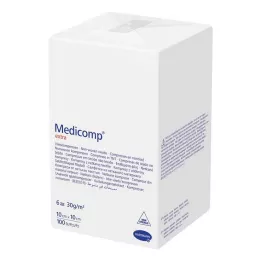 MEDICOMP papildu flīsa kompozīcija nesterils 10x10 cm 6 slāņu, 100 gab