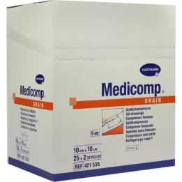 MEDICOMP notekas slota komp.sterils 10x10 cm, 50 gab