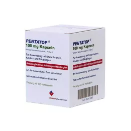 PENTATOP 100 mg kapsulas, cietās kapsulas, 100 gab