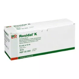 ROSIDAL K pārsējs 8 cmx5 m, 10 gab