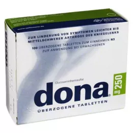 DONA 250 mg apvalkotās tabletes, 100 gab
