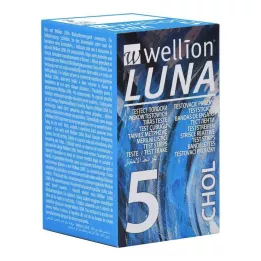 WELLION LUNA Holesterīna teststrēmeles, 5 gab