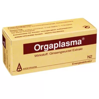 ORGAPLASMA apvalkotās tabletes, 50 gab ORGAPLASMA apvalkotās tabletes, 50 gab