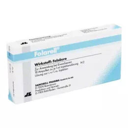 FOLARELL Šķīdums injekcijām, 10X1 ml