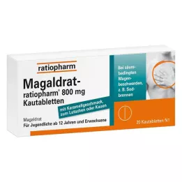 MAGALDRAT-ratiopharm 800 mg tabletes, 20 gab