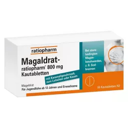 MAGALDRAT-ratiopharm 800 mg tabletes, 50 gab