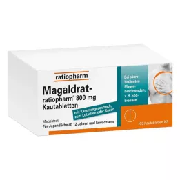 MAGALDRAT-ratiopharm 800 mg tabletes, 100 gab