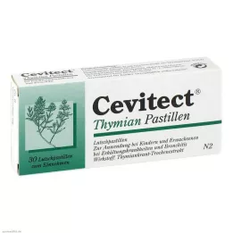 CEVITECT Timiāna pastilas, 30 gab