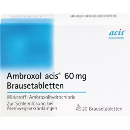 AMBROXOL acis 60 mg putojošās tabletes, 20 gab