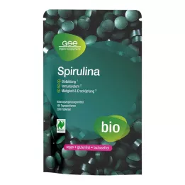 GSE Spirulina 500 mg Bio Naturland tabletes, 2000 gab