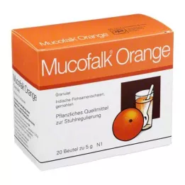 MUCOFALK Orange Gran suspensijas pagatavošanai iekšķīgai lietošanai, 20 gab
