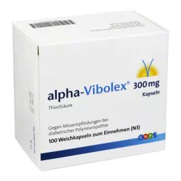 ALPHA VIBOLEX 300 mg mīkstās kapsulas, 100 gab