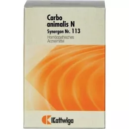 SYNERGON KOMPLEX 113 Carbo animalis N tabletes, 200 gab