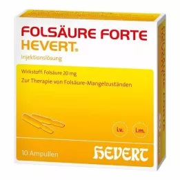 FOLSÄURE HEVERT forte ampulas, 10X2 ml