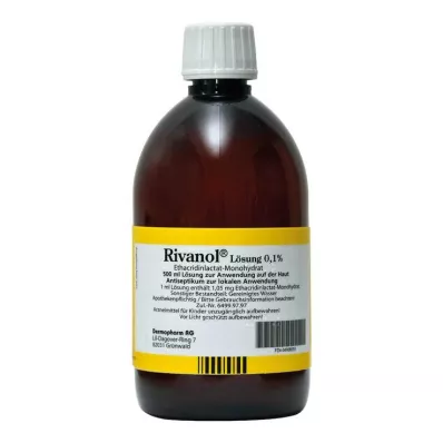 RIVANOL Šķīdums 0,1%, 500 ml