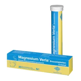 MAGNESIUM VERLA Putojošās tabletes, 20 gab