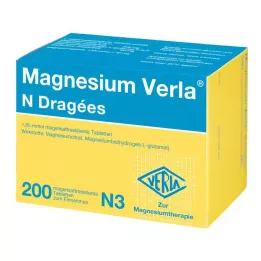 MAGNESIUM VERLA N Dražejas, 200 gab