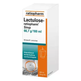 LACTULOSE-ratiopharm sīrups, 200 ml