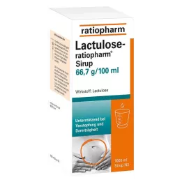LACTULOSE-ratiopharm sīrups, 1000 ml