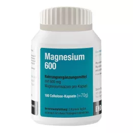 MAGNESIUM 600 kapsulas, 100 gab