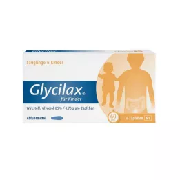 GLYCILAX Svecītes bērniem, 6 gab