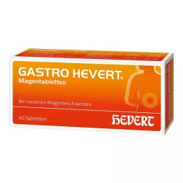 GASTRO-HEVERT Kuņģa tabletes, 40 gab