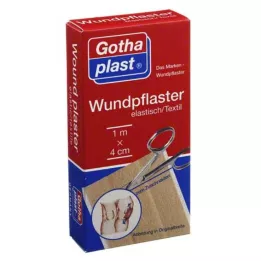 GOTHAPLAST Brūču pārsējs elastīgs 4 cm x 1 m griezums, 1 gab
