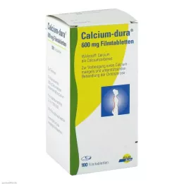 CALCIUM DURA Apvalkotās tabletes, 100 gab