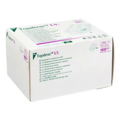 TEGADERM 3M caurspīdīgs pārsējs 7x8,5 cm 1633, 100 gab TEGADERM 3M caurspīdīgs pārsējs 7x8,5 cm 1633, 100 gab