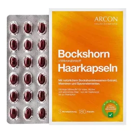 BOCKSHORN+Mikroelementu matu kapsulas Tisane plus, 180 gab