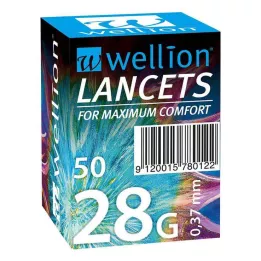 WELLION Lancetes 28 G, 50 gab