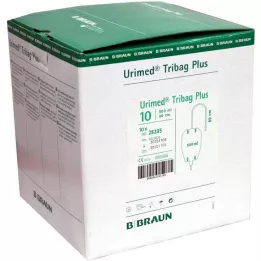 URIMED Tribag Plus Urīna kāju maisiņš 500 ml 50 cm ster., 10 gab