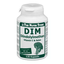 DIM Diindolilmetāns 250 mg veģetārās kapsulas, 120 gab