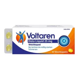 VOLTAREN Dolo Liquid 25 mg mīkstās kapsulas, 20 gab