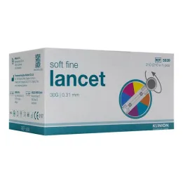 Klinion Soft smalkas krāsas lancetes 30 G, 210 gab